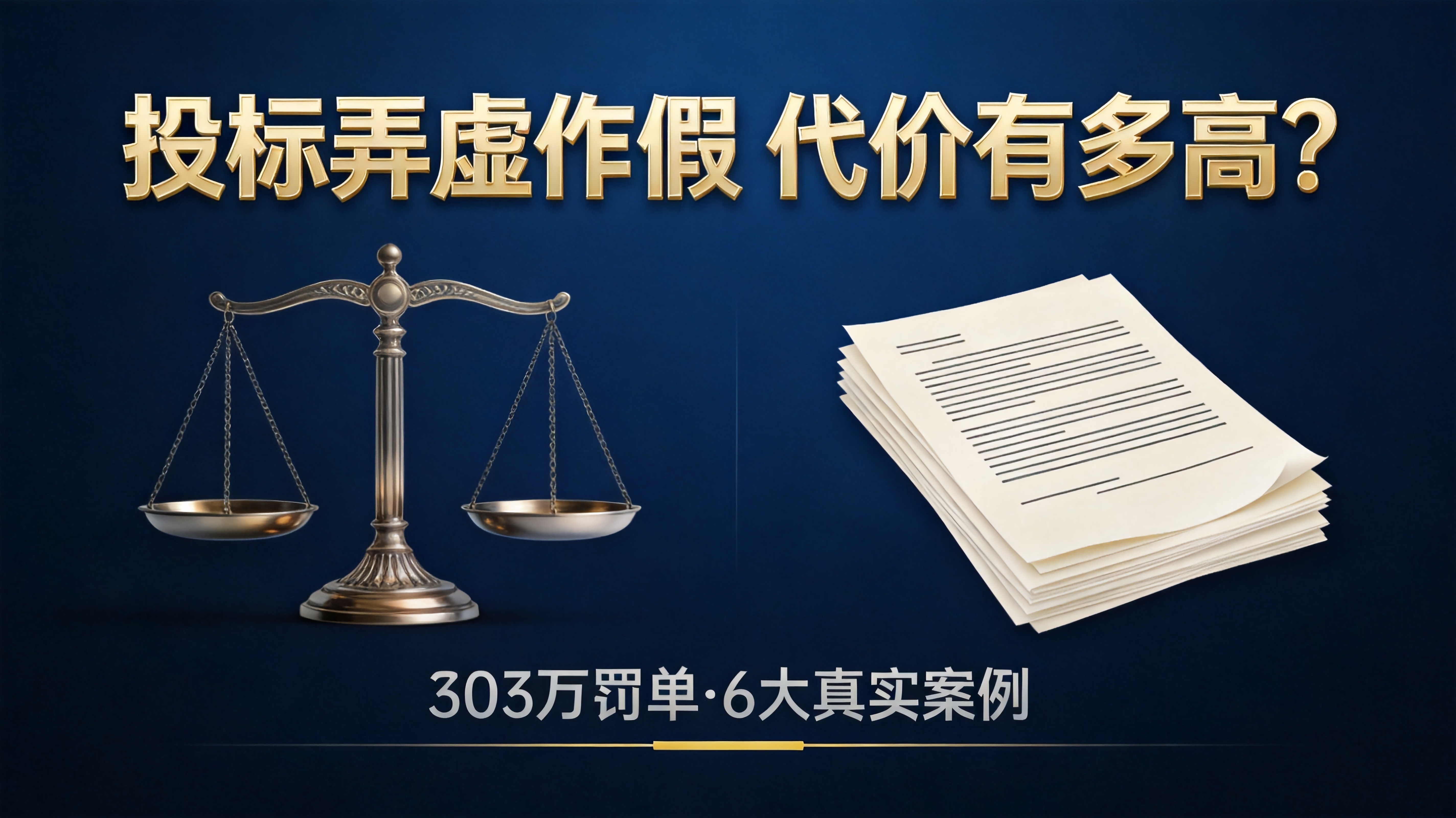 业绩"注水"被查到，303万罚单直接开出来！2026年投标弄